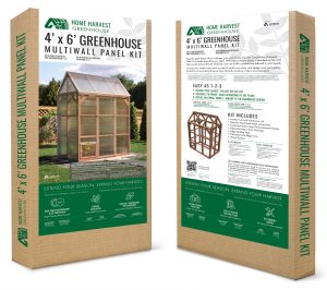 greenhouse-kit-brown-box-opt2 4'x6' greenhouse multiwall panel kit
